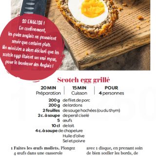 scotch egg grillé