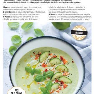 soupe froide concombre feta