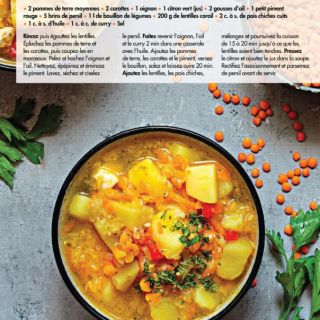 soupe légumes lentilles