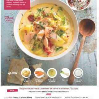 soupe poireaux pdt saumon