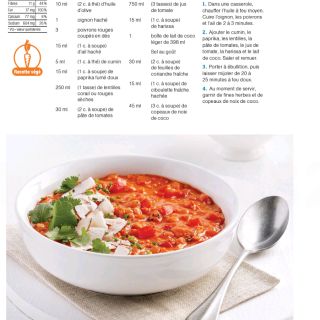 soupe poivron lentilles coco