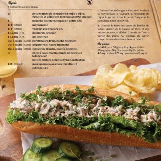 sous marin salade de thon