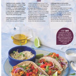 tacos poulet aubergine