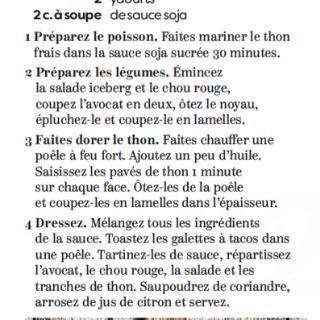 tacos tataki de thon