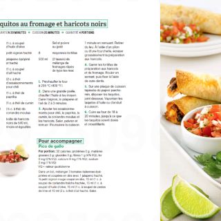 taquitos fromage haricots noirs