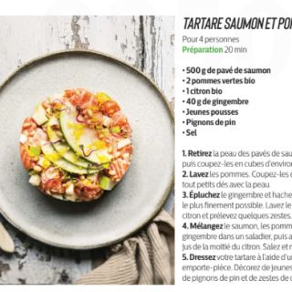 tartare saumon pomme