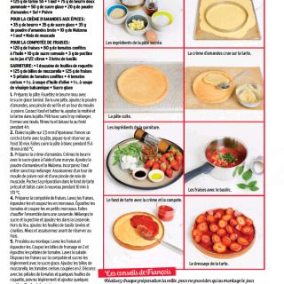 tarte fraise tomate mozza