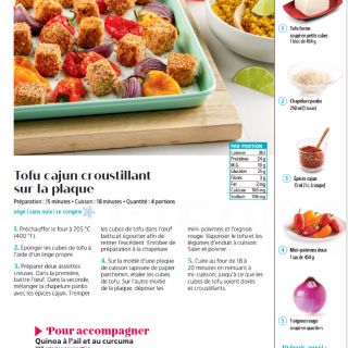 tofu cajun croustillant
