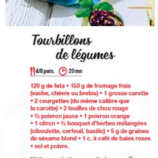 tourbillons de légumes