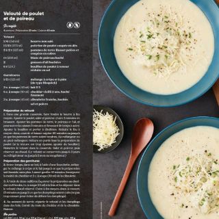 velouté poulet poireau