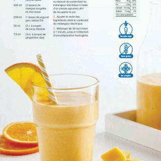 smoothie carottes mangue orange