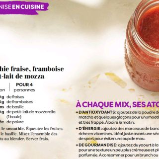 smoothie fraise framboise