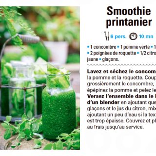 smoothie printanier